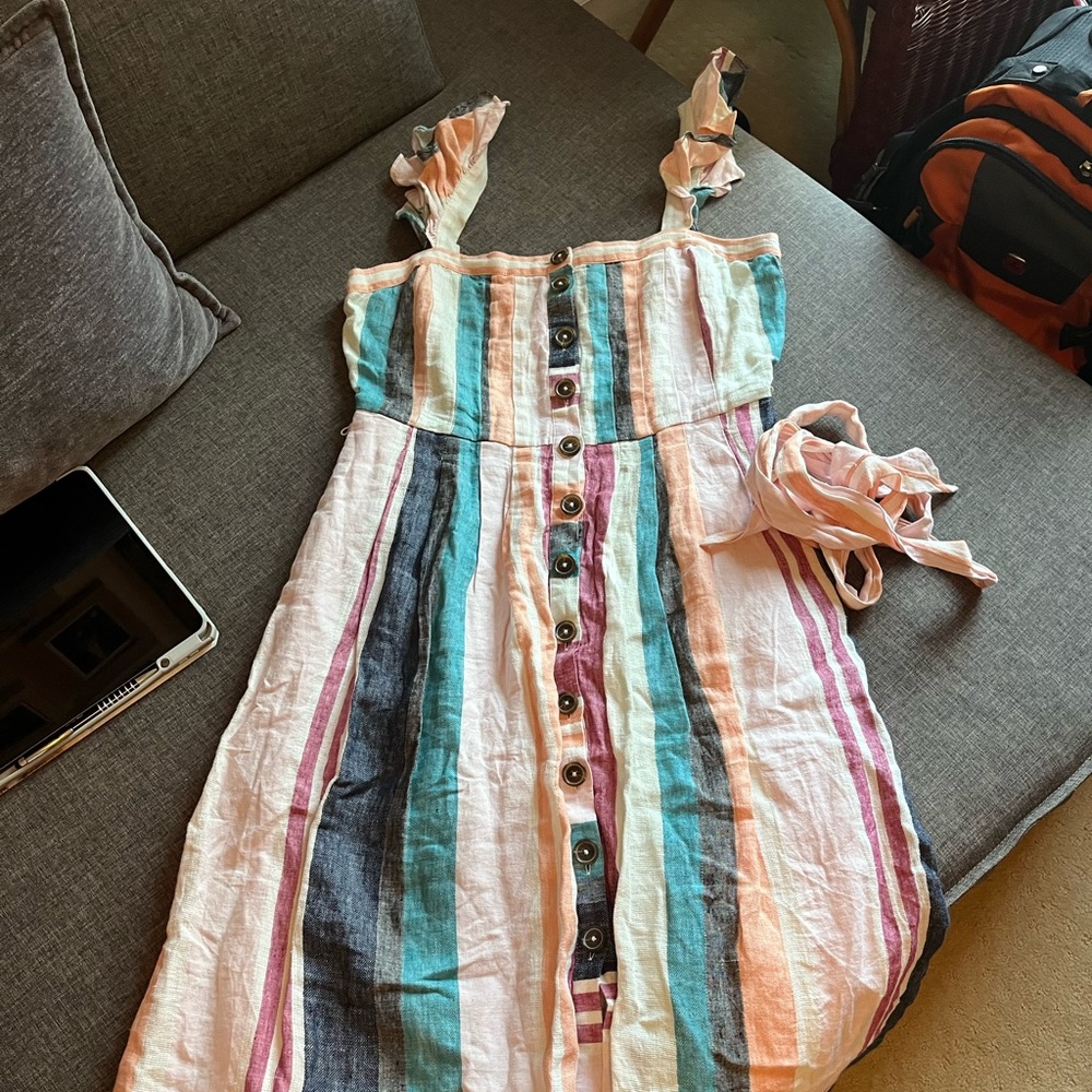 J Crew Linen Summer Dress